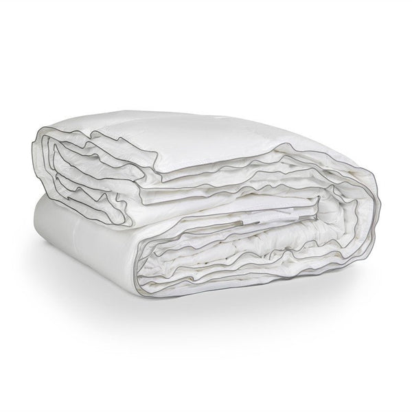 Percale Cotton Touch All - Season Duvet | White | Single - 140cm (W) x 200cm (L) - The Bedding & Blankets Store