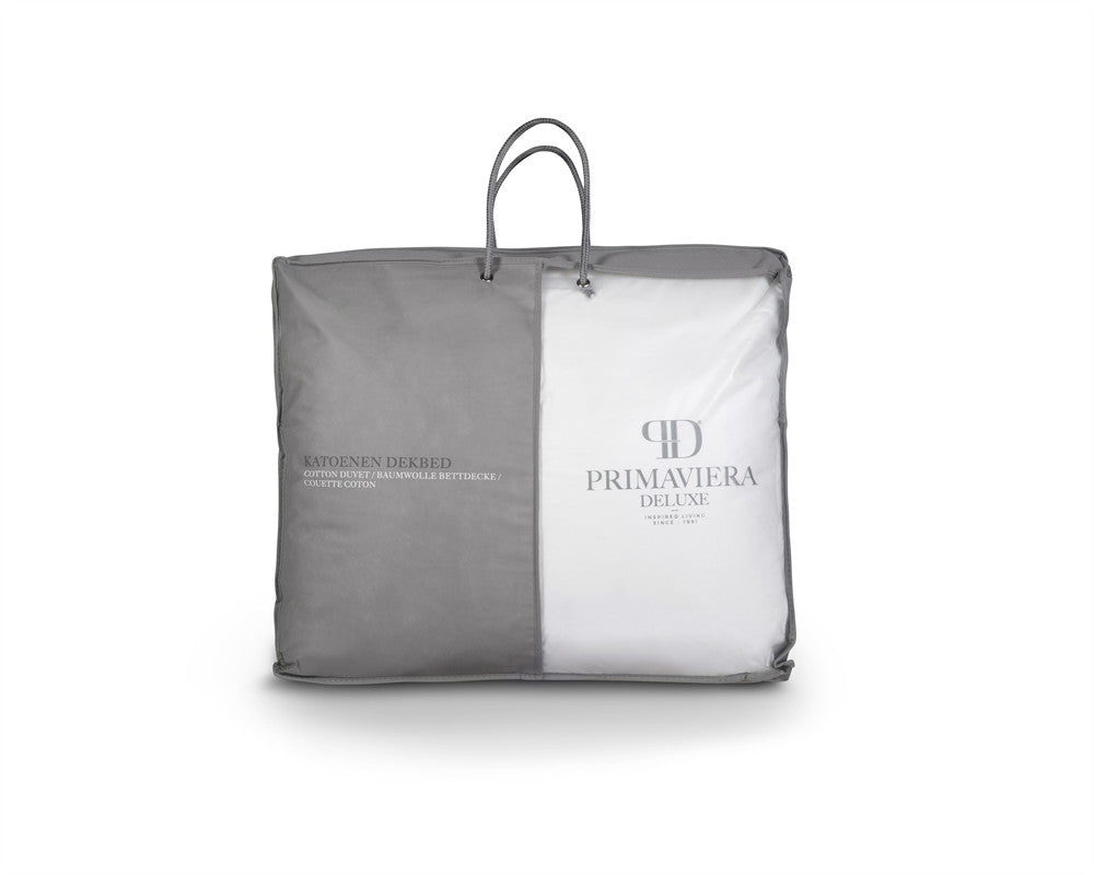 Percale Cotton Touch All - Season Duvet | White | Single - 140cm (W) x 200cm (L) - The Bedding & Blankets Store