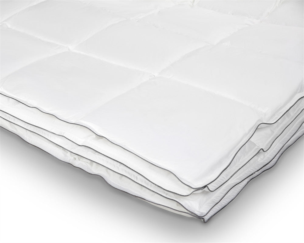 Percale Cotton Touch All - Season Duvet | White | Single - 140cm (W) x 200cm (L) - The Bedding & Blankets Store