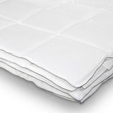 Percale Cotton Touch All - Season Duvet | White | Single - 140cm (W) x 200cm (L) - The Bedding & Blankets Store