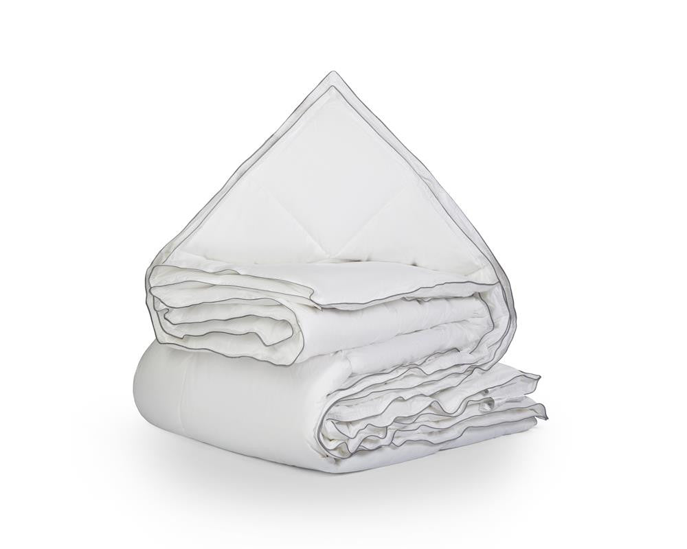 Percale Cotton Touch All - Season Duvet | White | Single - 140cm (W) x 200cm (L) - The Bedding & Blankets Store