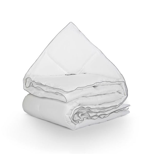 Percale Cotton Touch Lightweight Duvet | White | Single - 140cm (W) x 200cm (L) - The Bedding & Blankets Store
