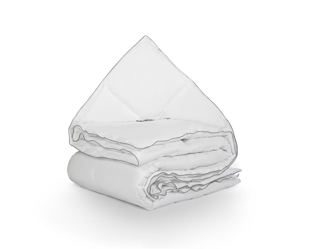 Percale Cotton Touch Lightweight Duvet | White | Single - 140cm (W) x 200cm (L) - The Bedding & Blankets Store