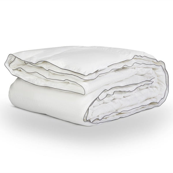Percale Cotton Touch Lightweight Duvet | White | Single - 140cm (W) x 200cm (L) - The Bedding & Blankets Store