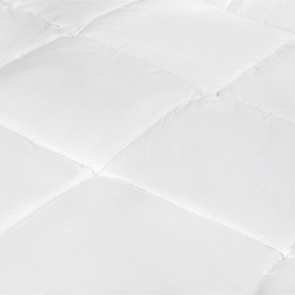 Percale Cotton Touch Lightweight Duvet | White | Single - 140cm (W) x 200cm (L) - The Bedding & Blankets Store