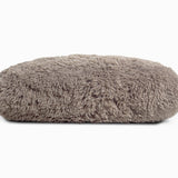 Polar Bear Faux Fur Cushion | Deep Taupe | 50cm x 50cm - The Bedding & Blankets Store