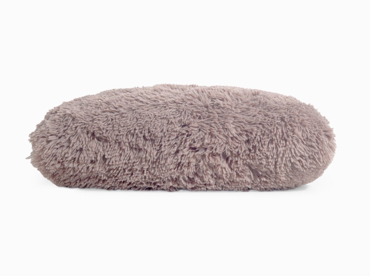 Polar Bear Faux Fur Cushion | Pink | 50cm x 50cm - The Bedding & Blankets Store