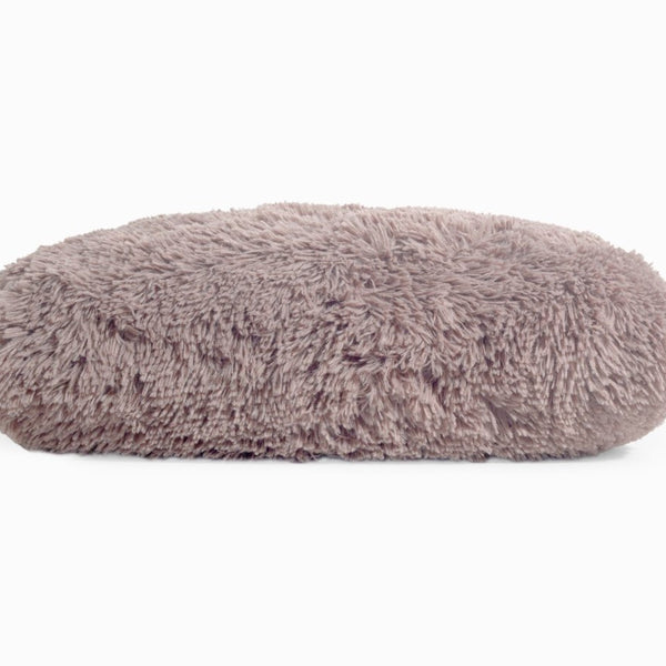 Polar Bear Faux Fur Cushion | Pink | 50cm x 50cm - The Bedding & Blankets Store