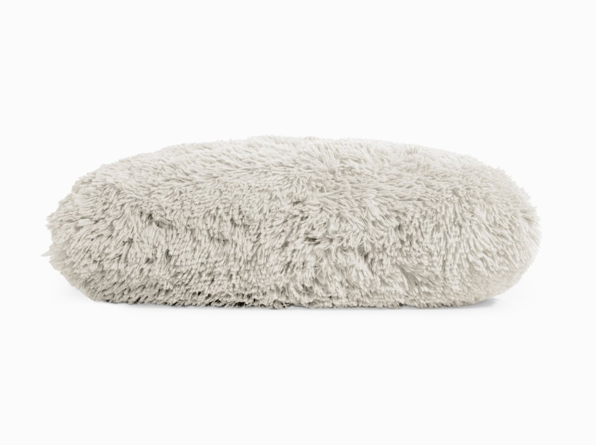 Polar Bear Faux Fur Cushion | Taupe | 50cm x 50cm - The Bedding & Blankets Store