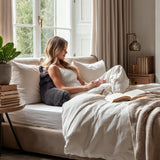 Pompom Bedrest Pillow | Anthracite | 34 x 50cm - The Bedding & Blankets Store