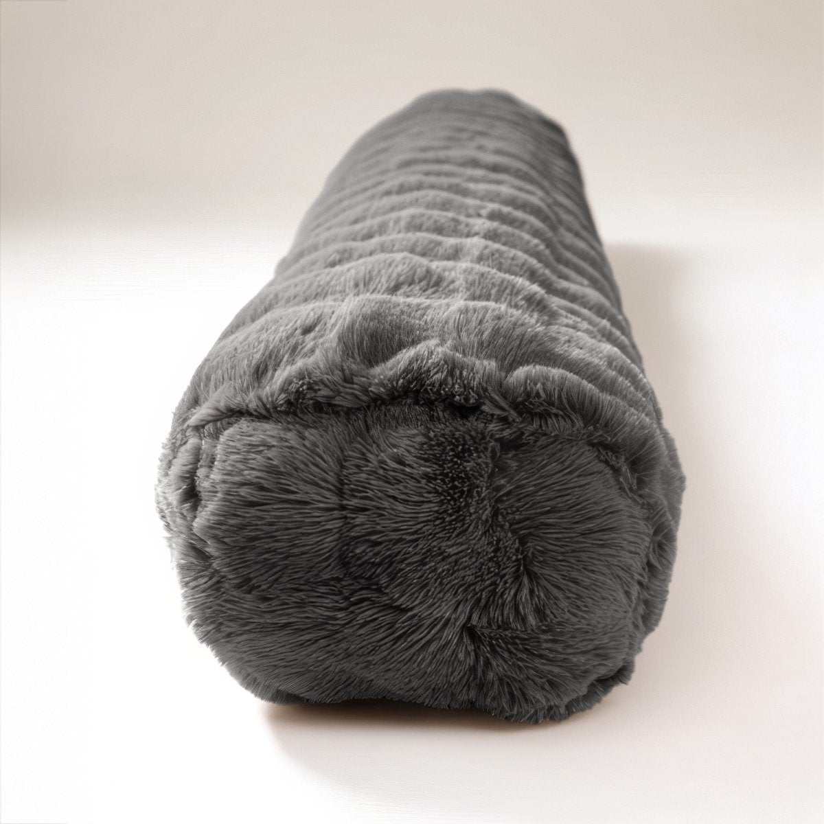 Pompom Body Pillow | Anthracite | 140 x 20cm - The Bedding & Blankets Store