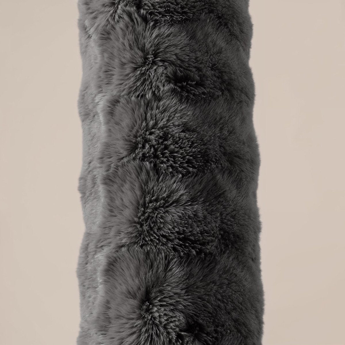 Pompom Body Pillow | Anthracite | 140 x 20cm - The Bedding & Blankets Store