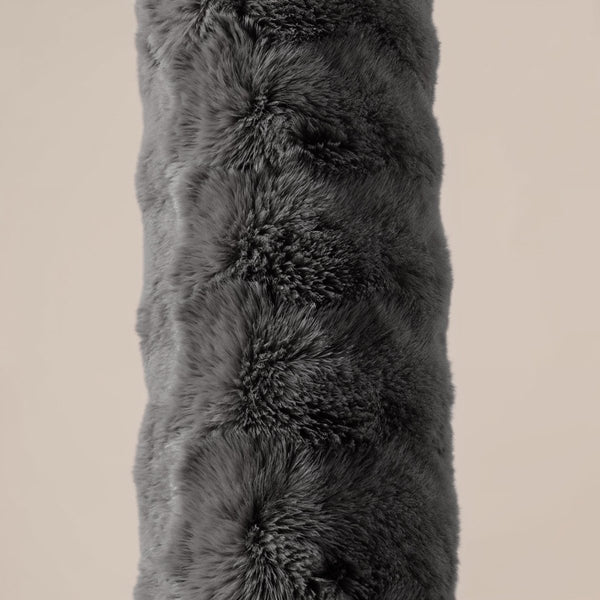 Pompom Body Pillow | Anthracite | 140 x 20cm - The Bedding & Blankets Store