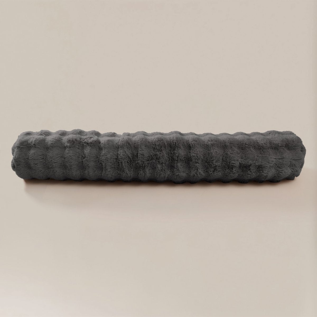 Pompom Body Pillow | Anthracite | 140 x 20cm - The Bedding & Blankets Store