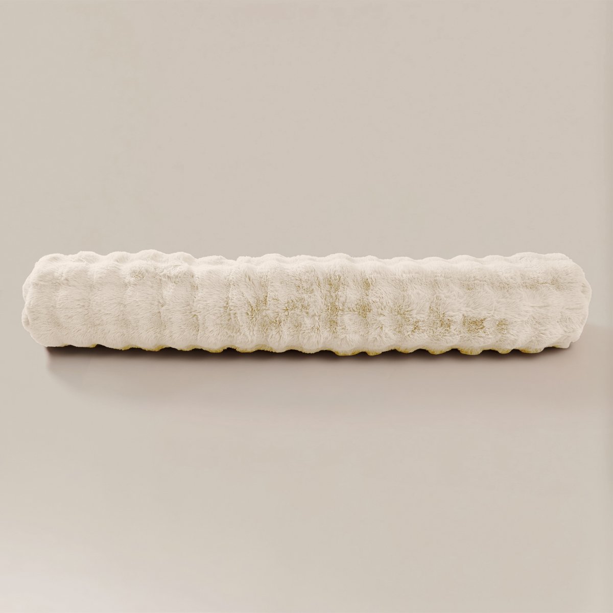 Pompom Body Pillow | Beige | 140 x 20cm - The Bedding & Blankets Store