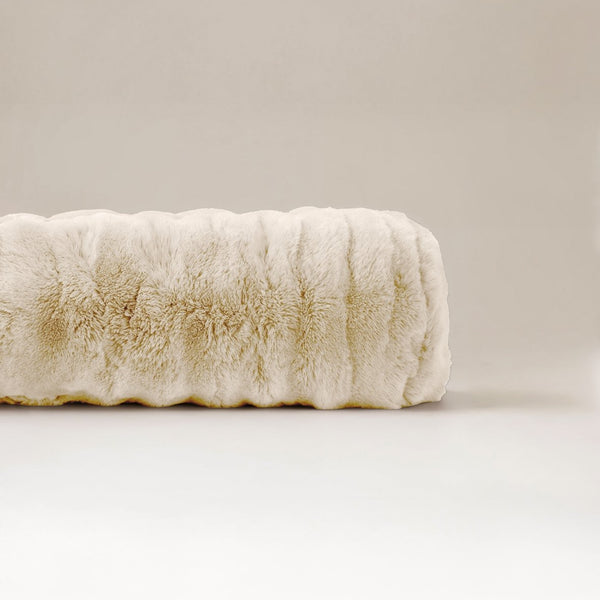 Pompom Body Pillow | Beige | 140 x 20cm - The Bedding & Blankets Store