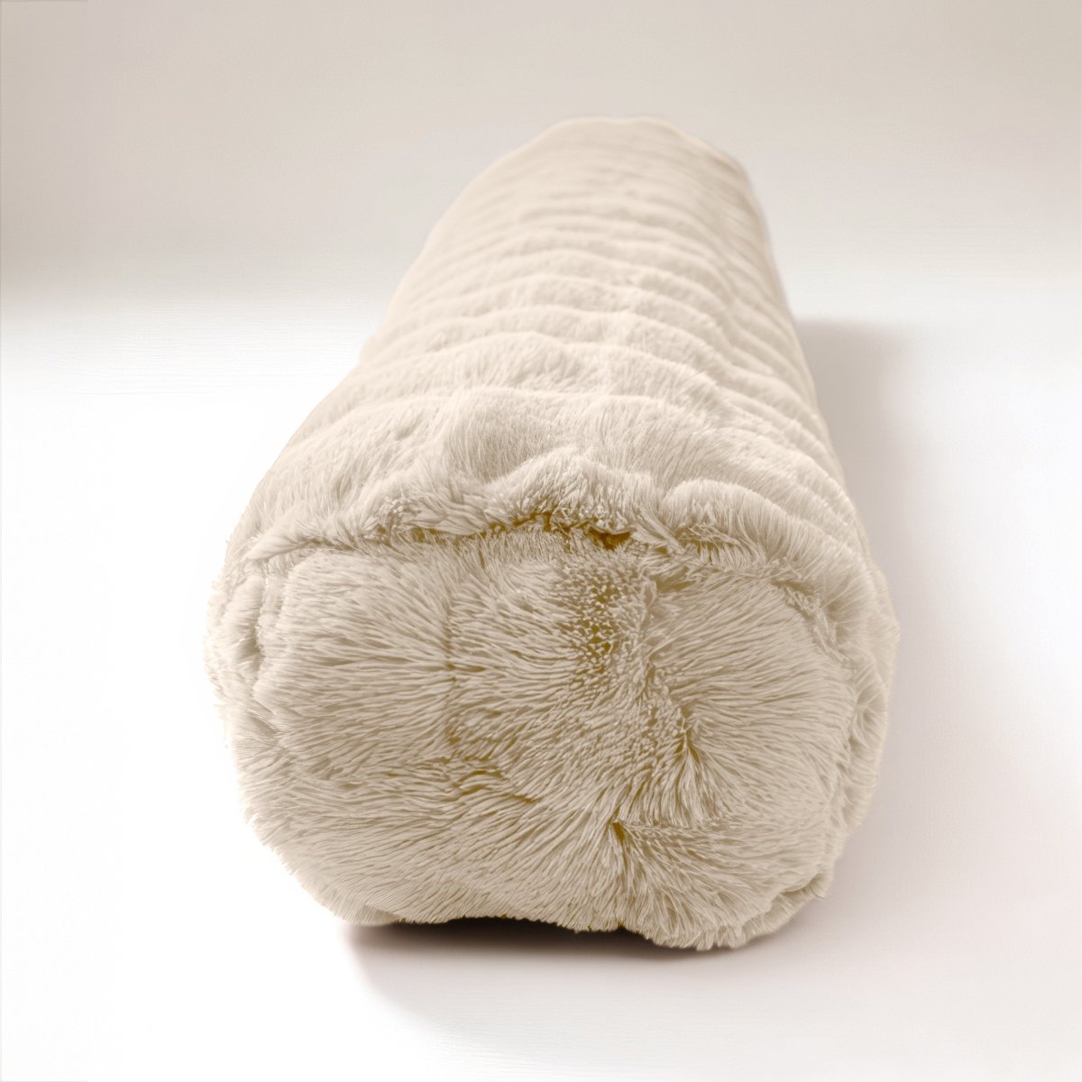 Pompom Body Pillow | Beige | 140 x 20cm - The Bedding & Blankets Store