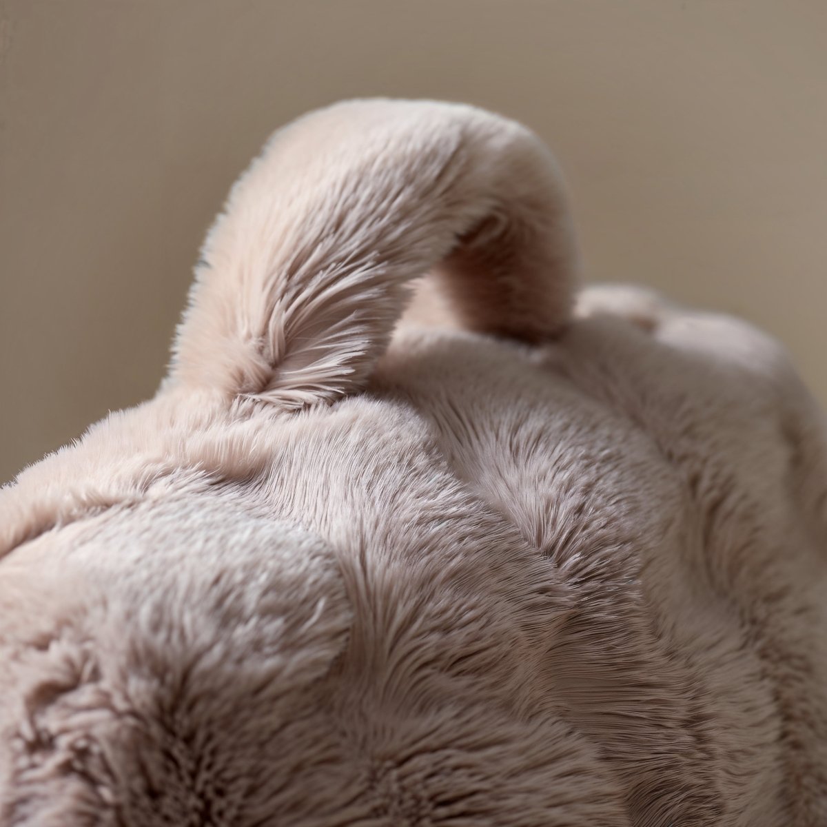 Pompom Body Pillow | Taupe | 140 x 20cm - The Bedding & Blankets Store