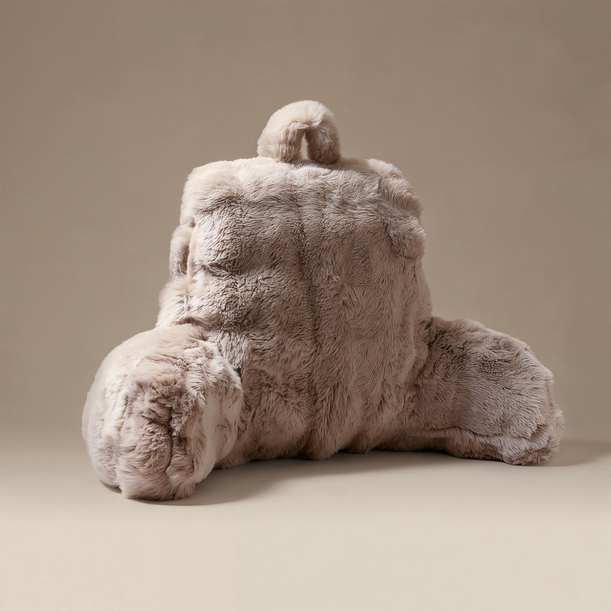 Pompom Body Pillow | Taupe | 140 x 20cm - The Bedding & Blankets Store