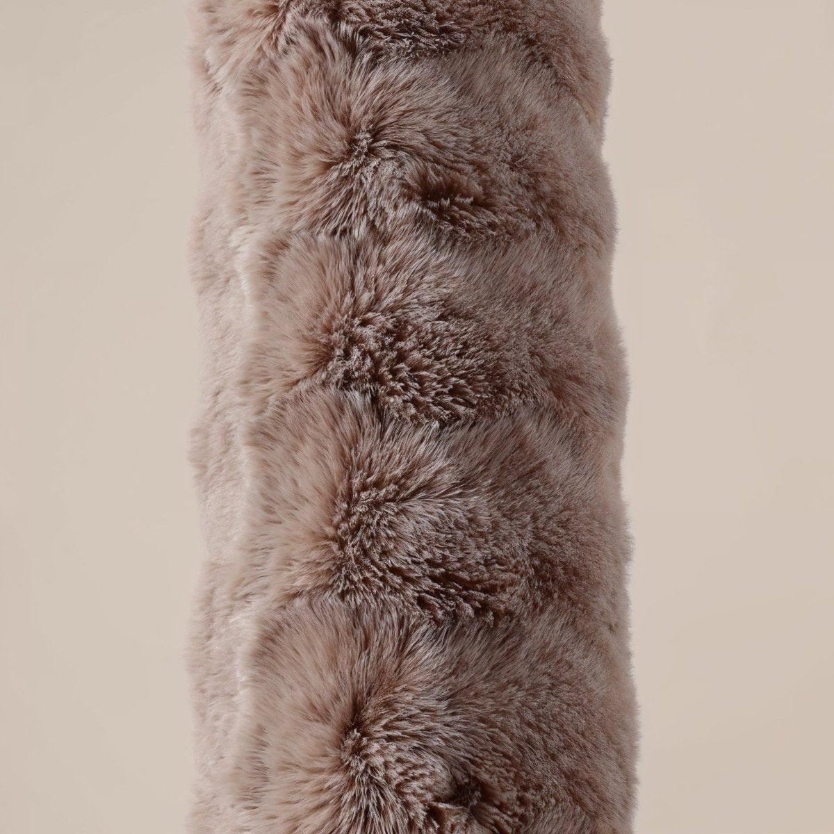 Pompom Body Pillow | Taupe | 140 x 20cm - The Bedding & Blankets Store