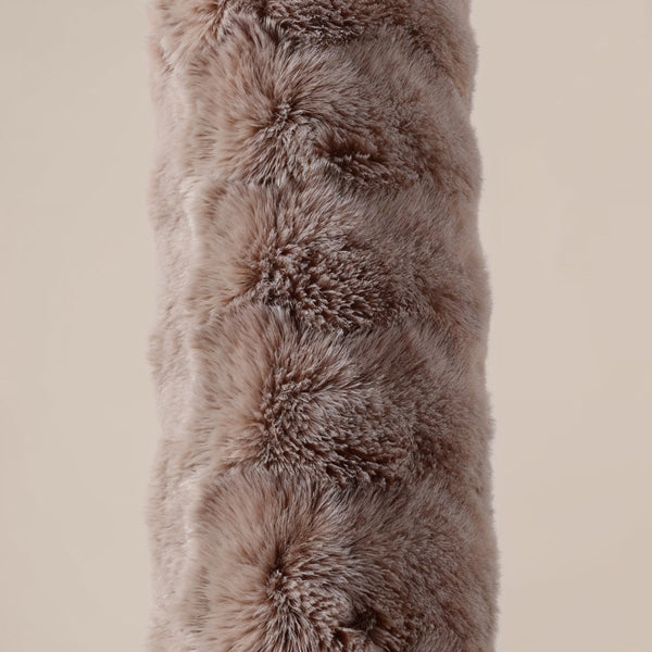 Pompom Body Pillow | Taupe | 140 x 20cm - The Bedding & Blankets Store