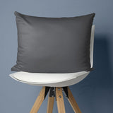 Sateen Cotton 2 in 1 Pillowcase | Anthracite | 60cm x 70cm - The Bedding & Blankets Store