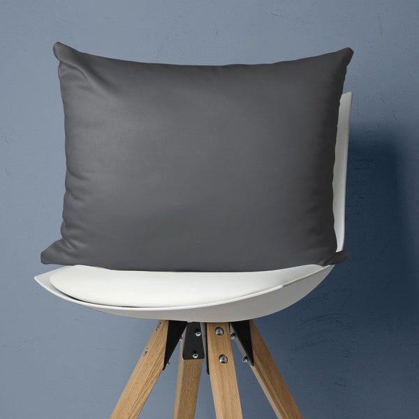 Sateen Cotton 2 in 1 Pillowcase | Anthracite | 60cm x 70cm - The Bedding & Blankets Store