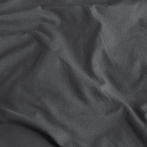 Sateen Cotton 2 in 1 Pillowcase | Anthracite | 60cm x 70cm - The Bedding & Blankets Store