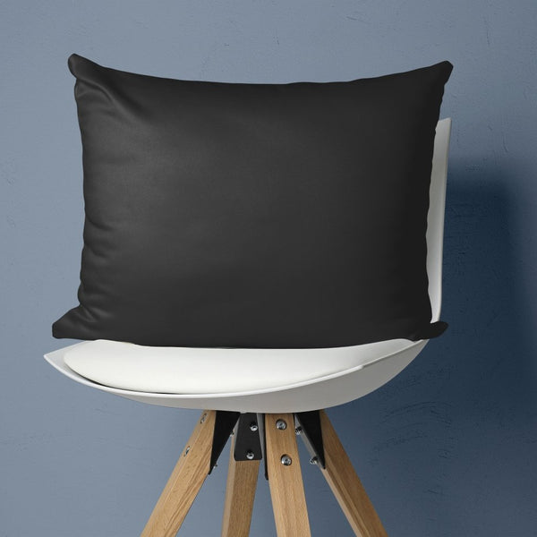 Sateen Cotton 2 in 1 Pillowcase | Black | 60cm x 70cm - The Bedding & Blankets Store
