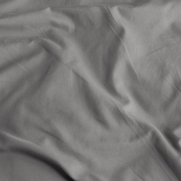 Sateen Cotton 2 in 1 Pillowcase | Grey | 60cm x 70cm - The Bedding & Blankets Store