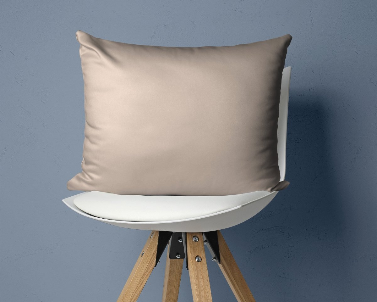Sateen Cotton 2 in 1 Pillowcase | Sand | 60cm x 70cm - The Bedding & Blankets Store