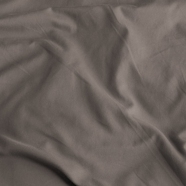 Sateen Cotton 2 in 1 Pillowcase | Taupe | 60cm x 70cm - The Bedding & Blankets Store