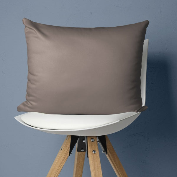 Sateen Cotton 2 in 1 Pillowcase | Taupe | 60cm x 70cm - The Bedding & Blankets Store