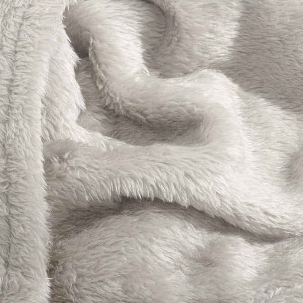 Teddy Fleece Throw | Beige | 150cm x 200cm - The Bedding & Blankets Store