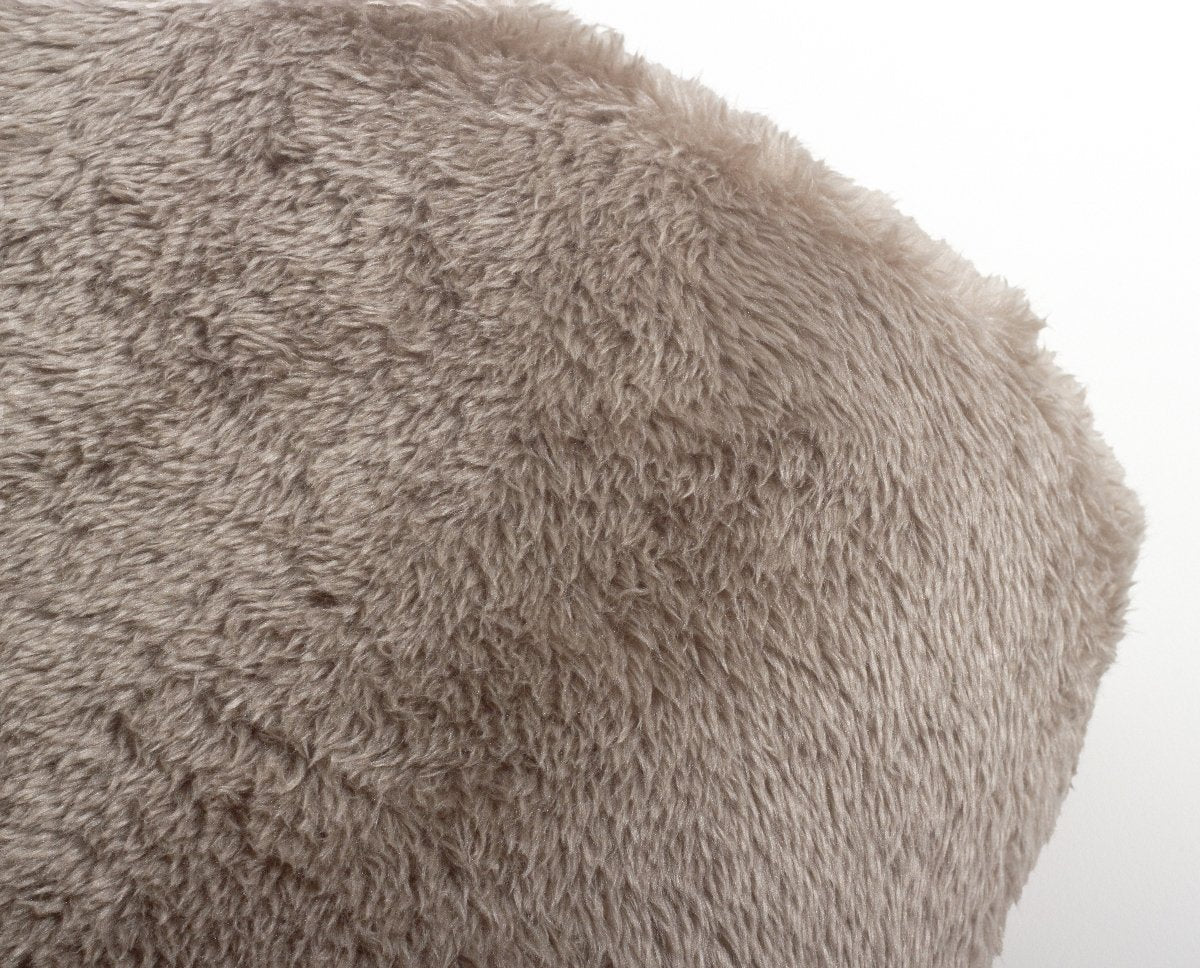 Teddy Fleece Throw | Deep Taupe | 150cm x 200cm - The Bedding & Blankets Store
