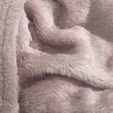 Teddy Fleece Throw | Pink | 150cm x 200cm - The Bedding & Blankets Store