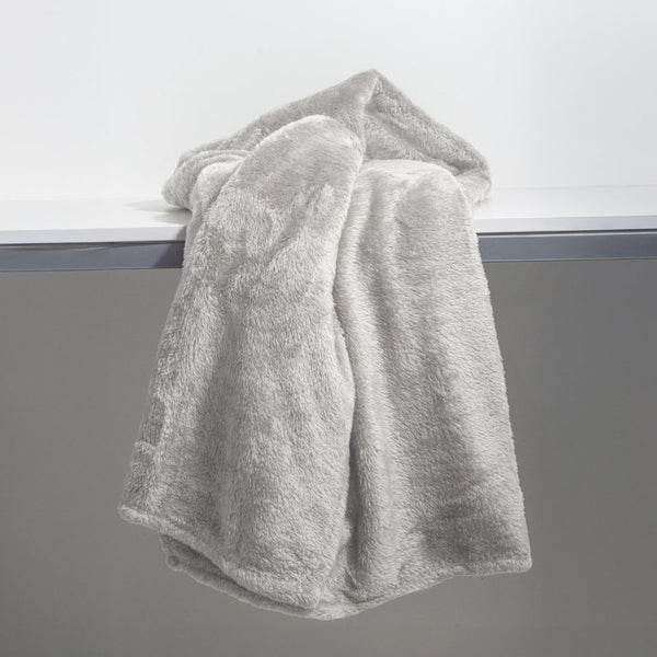 Teddy Fleece Throw | Taupe | 150cm x 200cm - The Bedding & Blankets Store