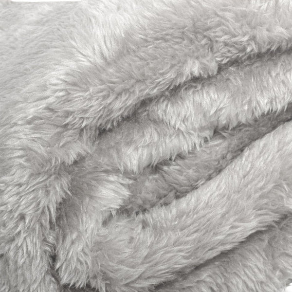 Teddy Fleece Throw | Taupe | 150cm x 200cm - The Bedding & Blankets Store