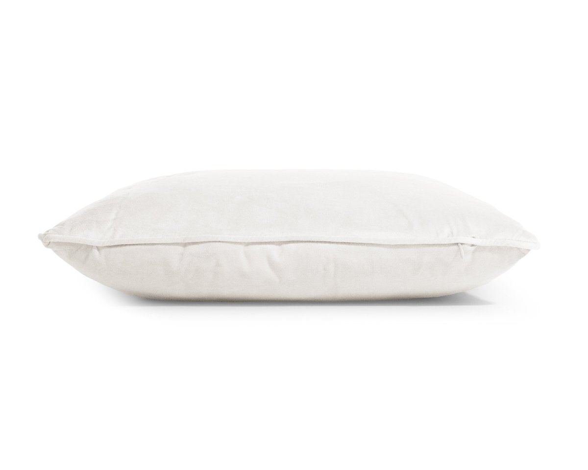 Velvet Cushion | Beige | 50cm x 50cm - The Bedding & Blankets Store
