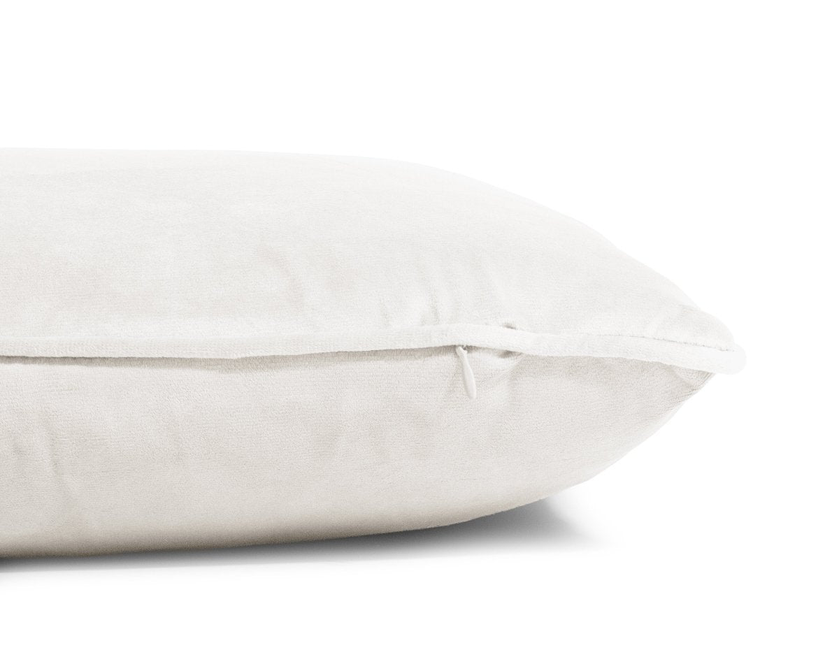 Velvet Cushion | Beige | 50cm x 50cm - The Bedding & Blankets Store