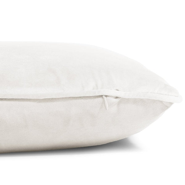 Velvet Cushion | Beige | 50cm x 50cm - The Bedding & Blankets Store