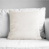 Velvet Cushion | Beige | 50cm x 50cm - The Bedding & Blankets Store
