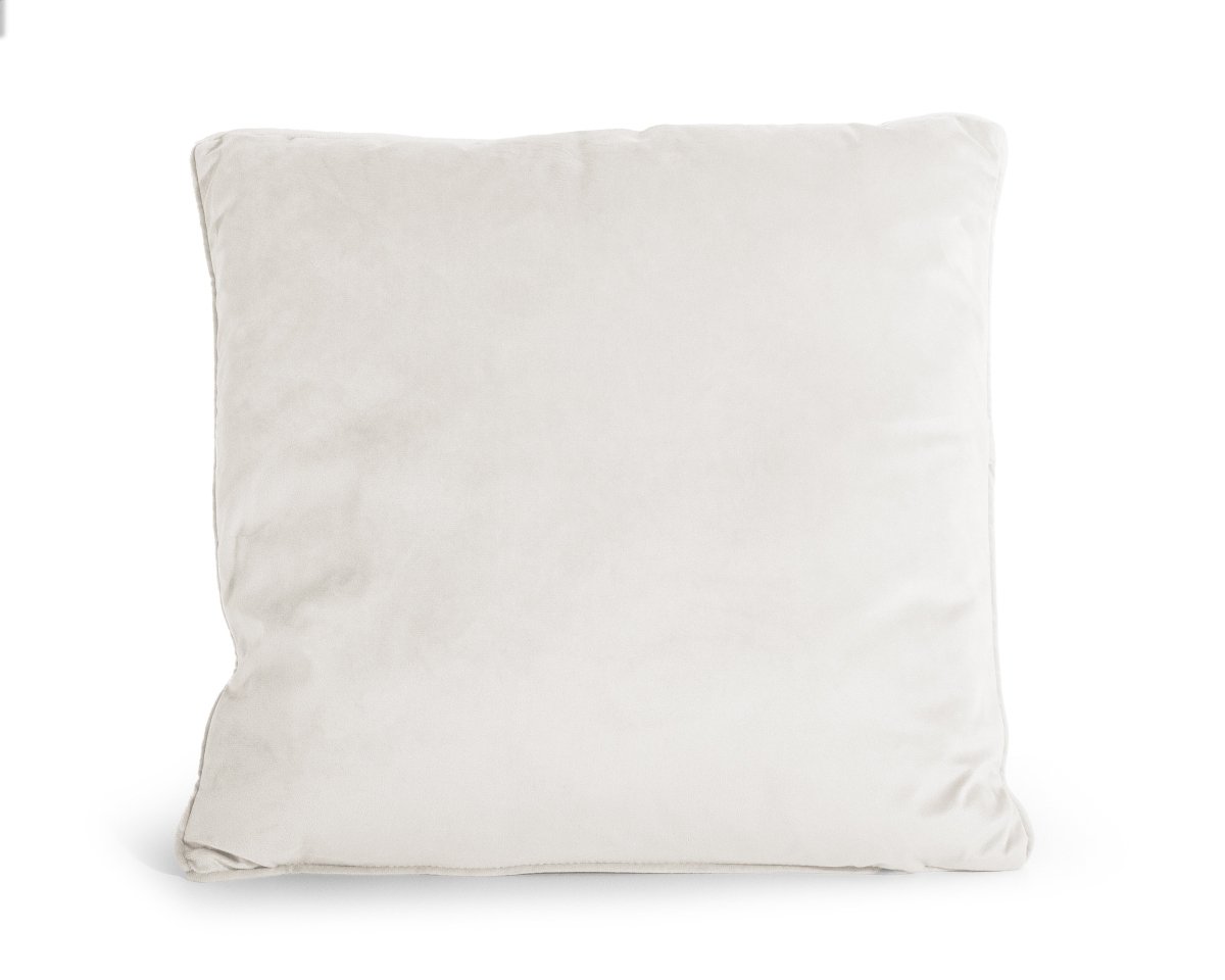 Velvet Cushion | Beige | 50cm x 50cm - The Bedding & Blankets Store
