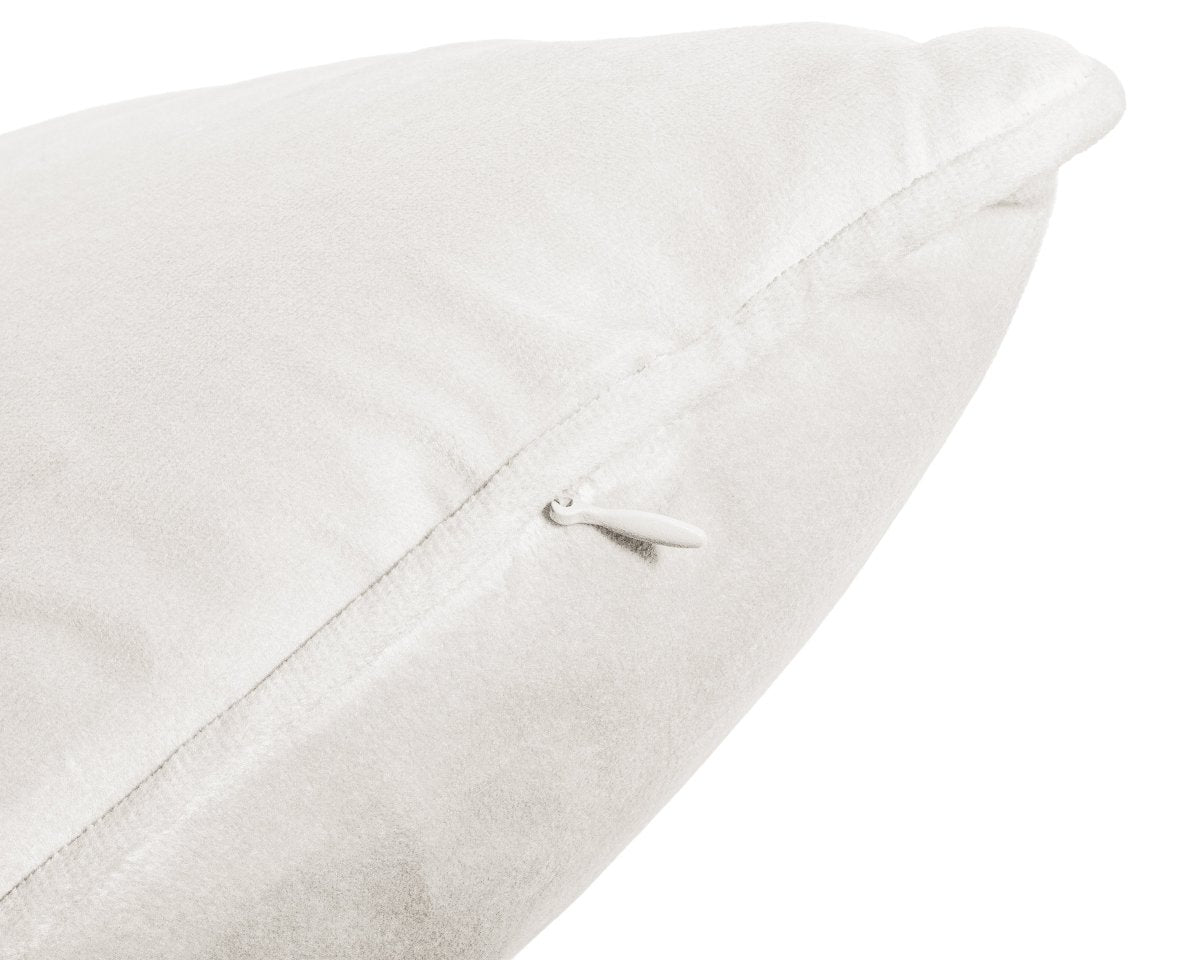 Velvet Cushion | Beige | 50cm x 50cm - The Bedding & Blankets Store