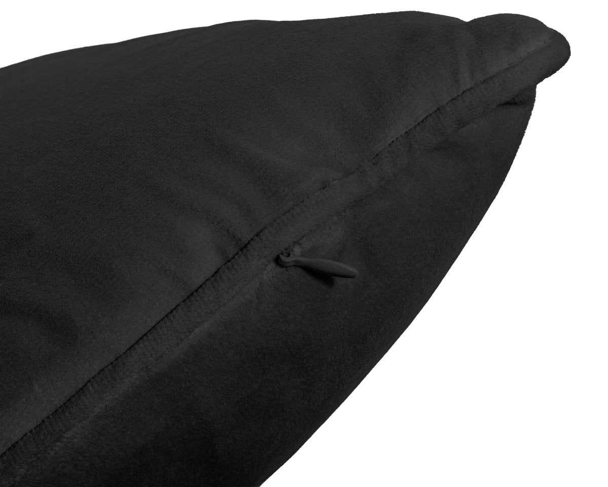 Velvet Cushion | Black | 50cm x 50cm - The Bedding & Blankets Store