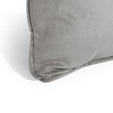 Velvet Cushion | Grey | 50cm x 50cm - The Bedding & Blankets Store