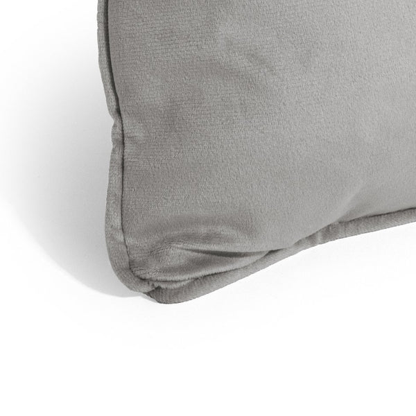 Velvet Cushion | Grey | 50cm x 50cm - The Bedding & Blankets Store