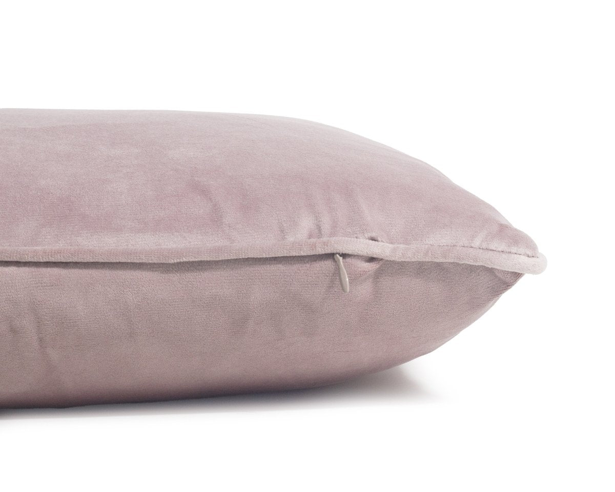 Velvet Cushion | Powder Pink | 50cm x 50cm - The Bedding & Blankets Store