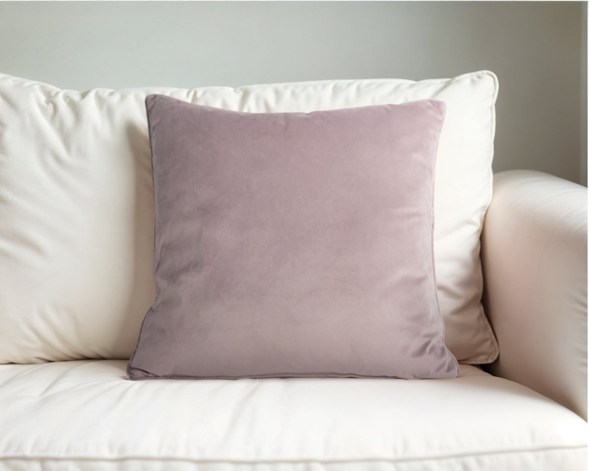 Velvet Cushion | Powder Pink | 50cm x 50cm - The Bedding & Blankets Store