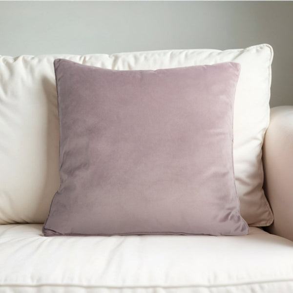 Velvet Cushion | Powder Pink | 50cm x 50cm - The Bedding & Blankets Store